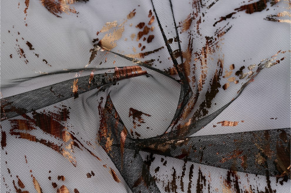 Foil Print on Tulle - 2